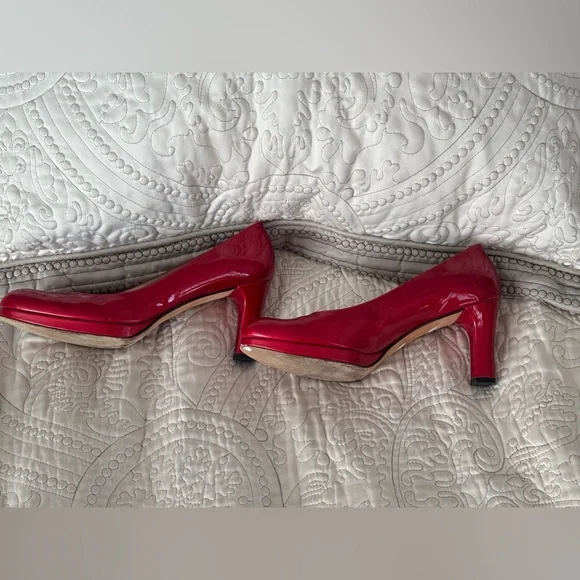 Stuart weitzman ruby red heels shoes pumps 8 - Picture 4 of 8